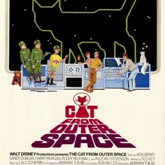 The Cat from Outer Space Movie Poster (27 x 40)