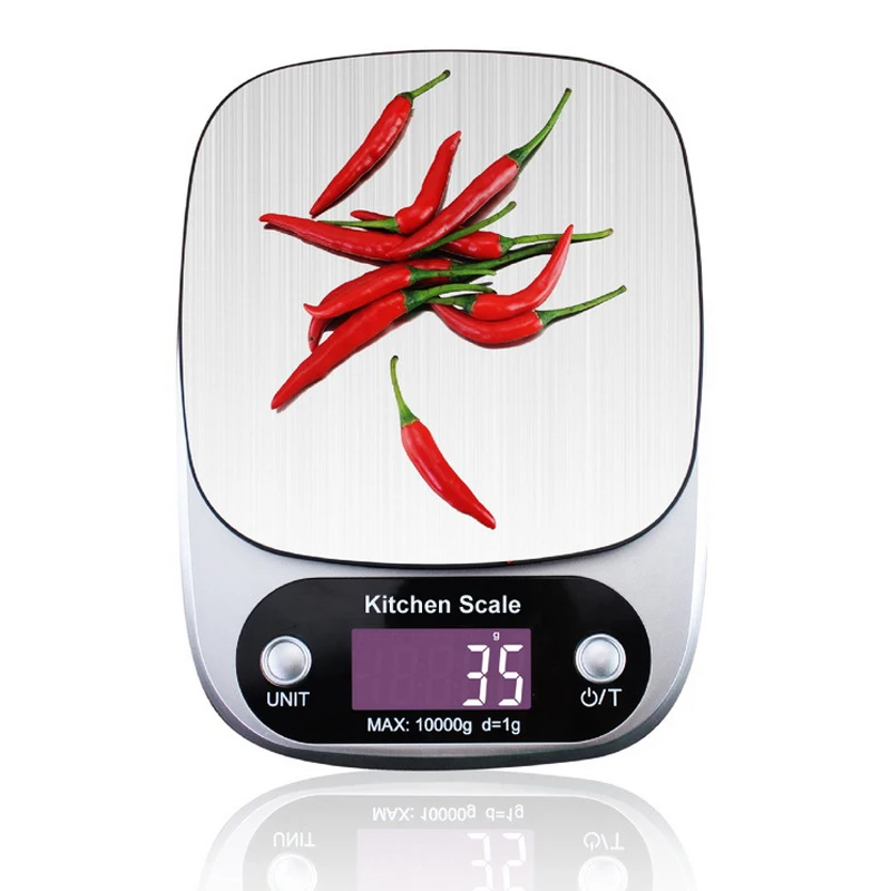 

Digital Kitchen Scale 10kg/22lb Food Scale Multifunction Balance Weight Scale Electronic Baking Cooking Scale with LCD Display