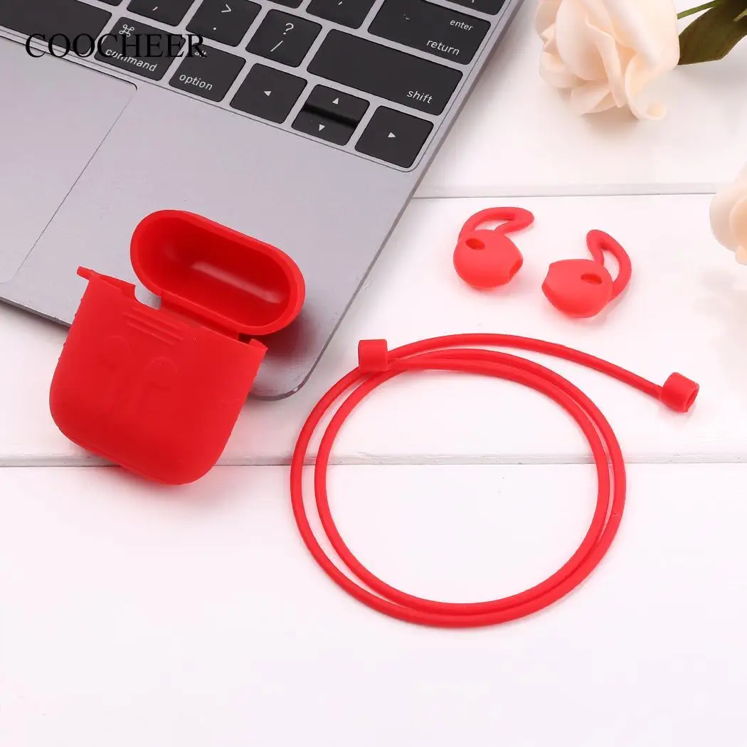Гарнитура с отверстием для зарядки защитный чехол AirPods Bluetooth прочный|Аксессуары