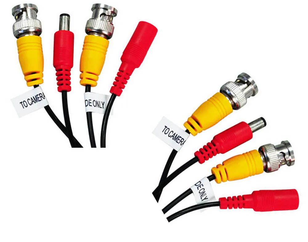  HKIXDISTE 65ft 20M CCTV Cable BNC Video Cable Power 20M For Surveillance Security Camera DVR System - 32793997154