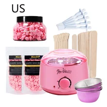 Зоопарк на голубом 7-в-1 эпиляция для удаления волос, «восковая» Разогреватель гранул тепловая машина Твердые восковые бобы удаления волос палкой плавления воск чаши