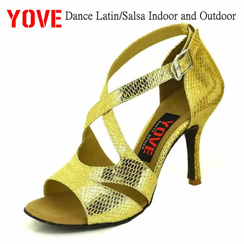 

YOVE Style w1611-14 Dance shoes Bachata/Salsa Indoor and Outdoor Women's Dance Shoes