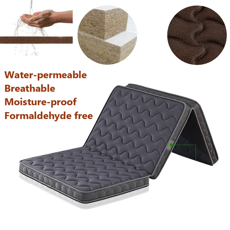 15,1.5*2cm Janpanese Foldable Tatami Natural Coconut Fiber Breathable