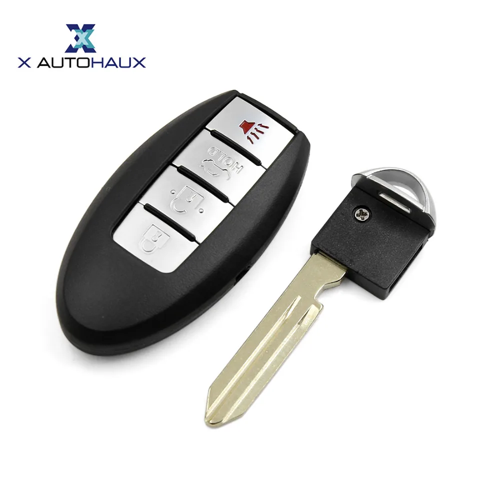 X AUTOHAUX 4 Button Insert Key Remote Shell Replacement KR55WK48903 