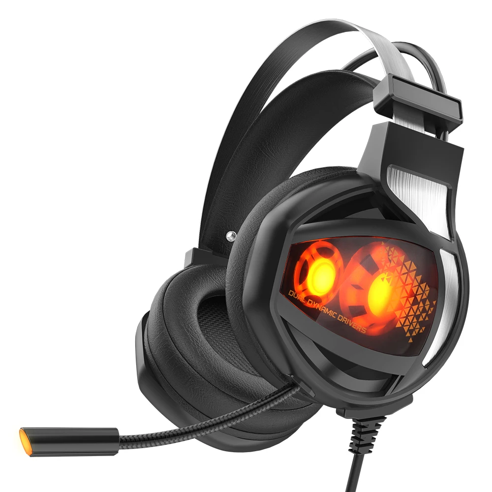 V9 usb7.1 Gaming Headphones for computer PC games with Mic LED Light headset ps4 xbox one microphone | Электроника