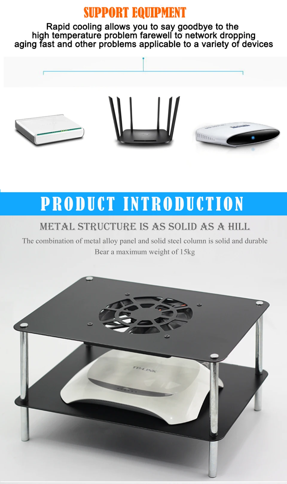 ТВ-приставка, кронштейн радиатора, приставка, радиатор для ноутбука, охлаждающая подставка, беспроводной маршрутизатор, 5 В, бесшумный usb-вентилятор, охлаждающий кулер, поддержка