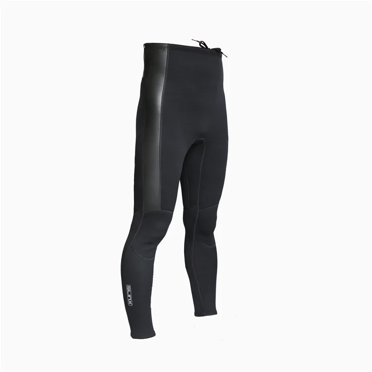 SLINX брюки для дайвинга 2 мм неопреновые длинные брюки унисекс, сохраняющие тепло, для Гидрокостюма, серфинга, подводного плавания, виндсерфинга, рыбалки, подводного плавания - Цвет: Черный