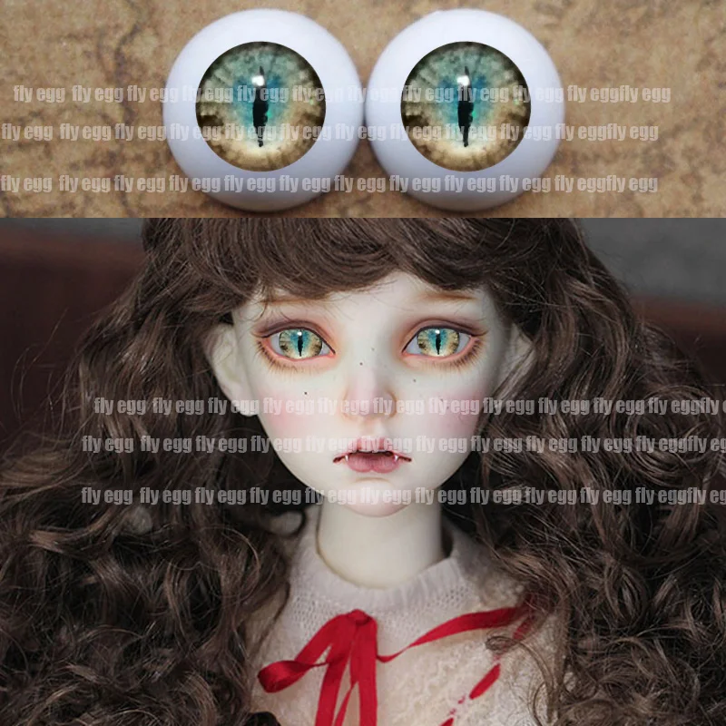 Глаза bjd 1/4 зеленые глаза для животных сделай сам акриловые BJD 12 мм 14 16 18 20 22 под