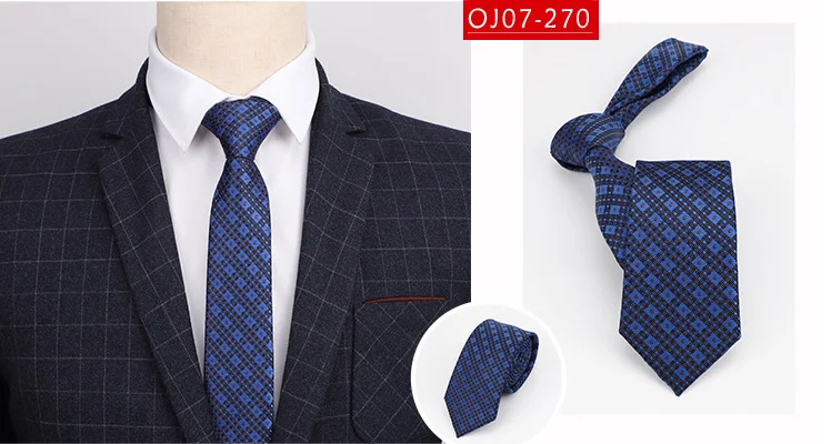 38 цветов 7 см мужские галстуки полиэстер шелк Paisle полосы точка костюм для дружки Свадебный галстук Классический шеи Аксессуары для