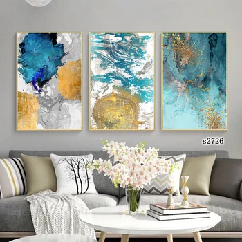 

Bright Color Sea Earth View Light Blue Pleasure Ease Concise Relaxed Home Art Decor Canvas Wall Painting Clear HD