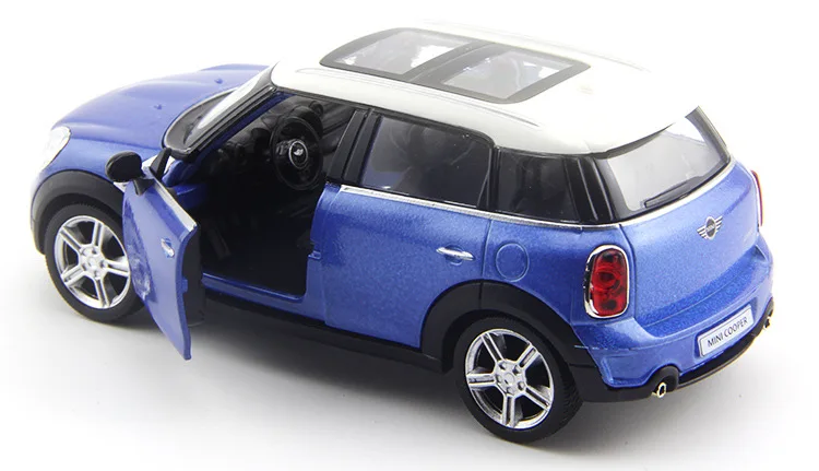 Высокая симуляция RMZ City 1:36 Mini CountryMan Cooper игрушечный автомобиль сплав звук и светильник Модель автомобиля игрушки для детей Подарки