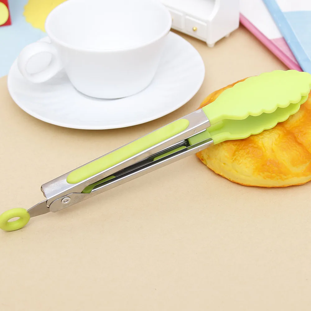 Силиконовые кухонные кулинарные щипцы для сервировки салата и барбекю ...