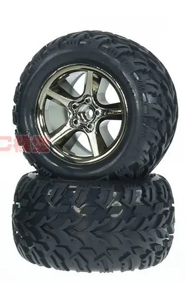 

VKAR racing 1/10 bison rc monster truck car share part ET1052 Tire 2pcs