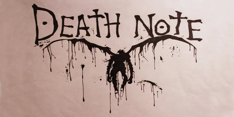 Пляжное полотенце из микрофибры с принтом Death Note | Дом и сад