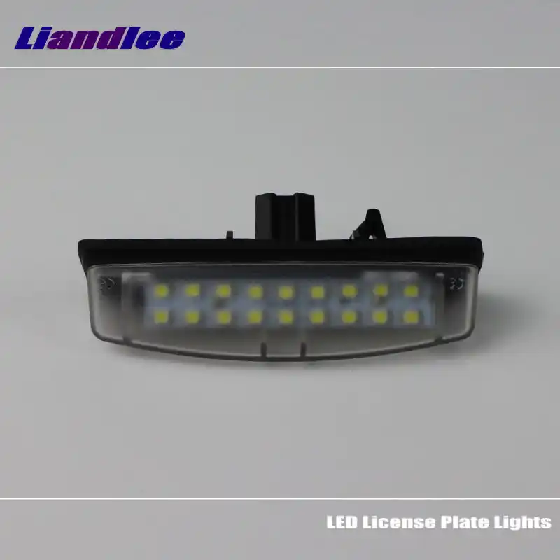 mercedes number plate light fault