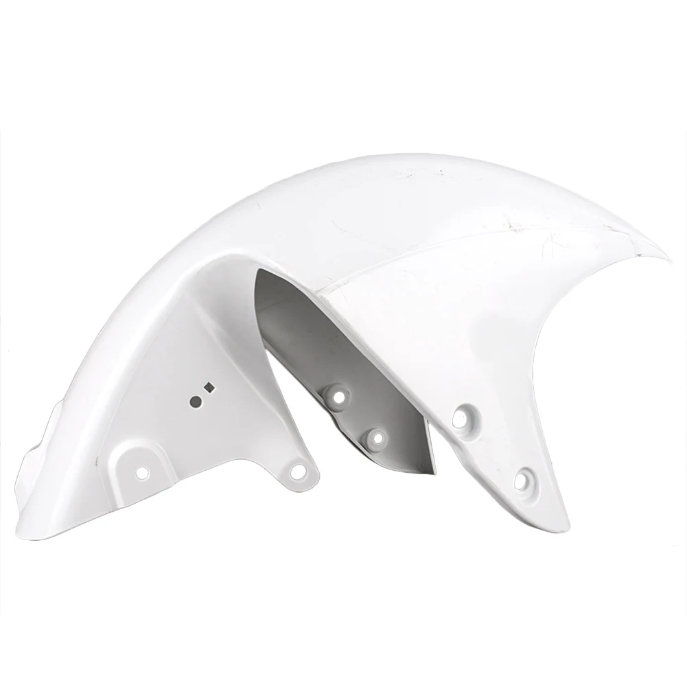 Unpainted White Front Wheel Fender Mudguard Splash Extension Extender Fairing Cover For SUZUKI HAYABUSA GSX1300R GSX 1300R 08-12