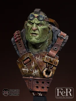 

1/16 resin figure bust model sci-fi movie game mutant boy scout GK white model hand to do X25