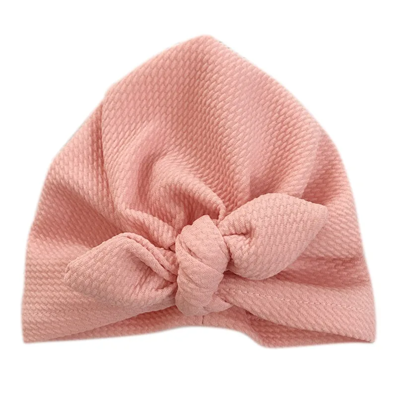 Angla Baby Large Flower Knot Donut Bow Beanie Turban Hat Cap Muslim Bonnet Headwrap