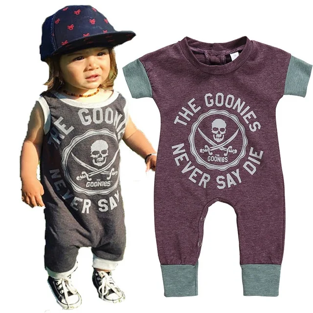US $7.71 Baby Infant 2019 Summer Rompers Kids Fashion Pirate Boy Girl Jumpsuit Happy Birthday Party Kids Chi