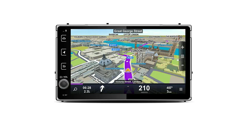 ZaiXi Android 8.0 up Car GPS For Toyota Corolla 2017~2019 HD IPS Screen DSP Stereo Navi Map 2 DIN multimedia player radio WiFi  6