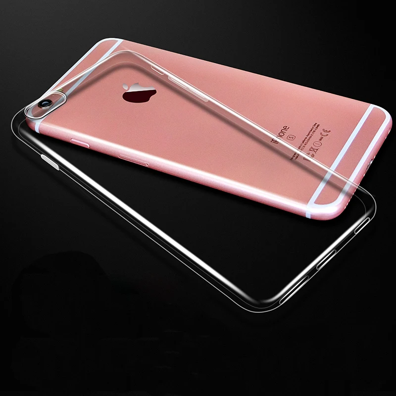 

For iPhone 8 7 6 6s plus 5s SE 5c 4s 4 Soft Case Transparent Etui pouzdro Ultra Thin Clear For iPhone X XS Max XR Fundas Coque