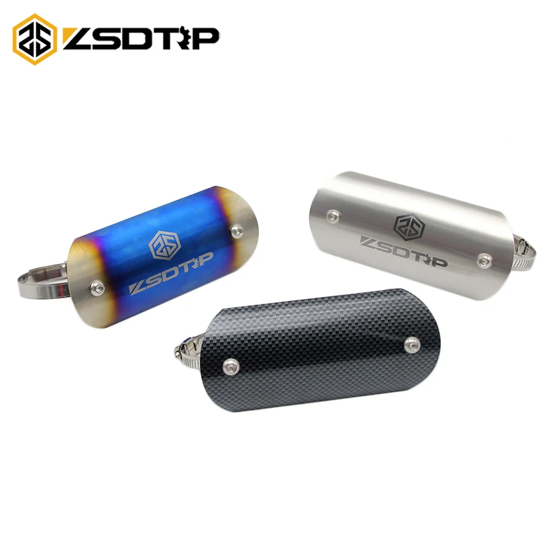 

ZSDTRP Motorcycle Exhaust Color Heat Shield Cover GY6 Scooter Akrapovic SC Exhaust Heat Shield Cover CB400 Z900 R6