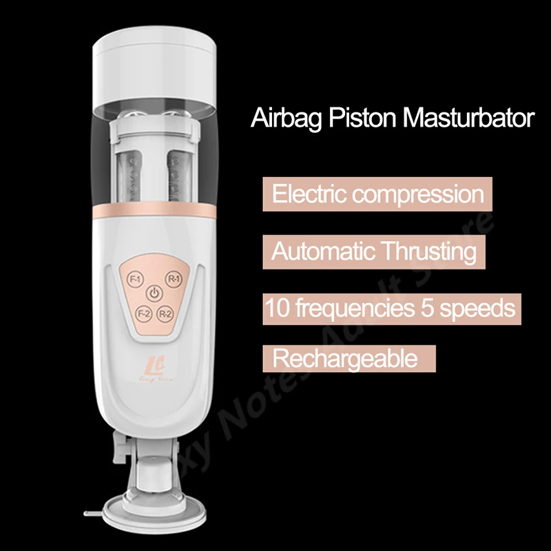10 Frequency Vibration Oral Sex Machine 5 speed Automatic Piston Telescopic Vagina Anal Suck Male Masturbator Sex Toys for Men