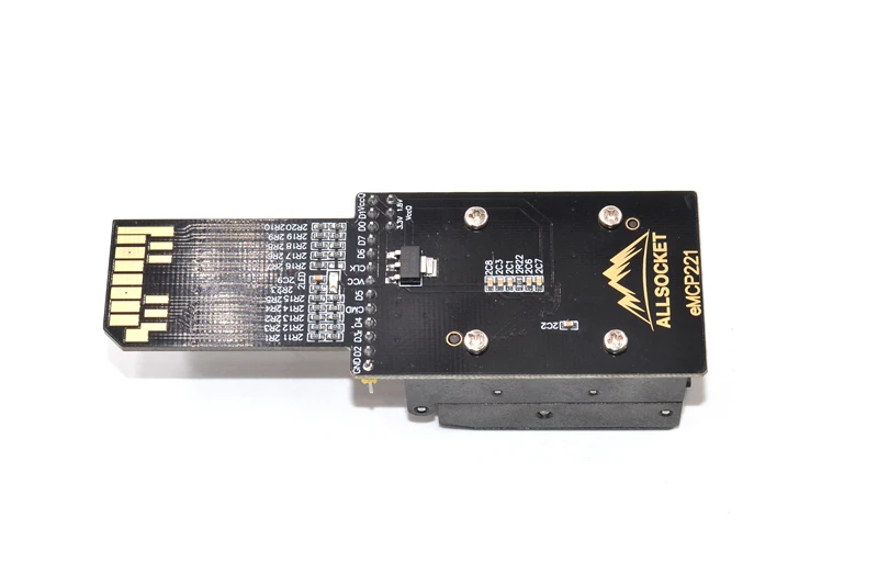 Адаптер eMCP221 IC Reader FBGA221 Adapter NAND FLASH Memory Mobile Chip off Data BGA221 SD eMCP Программирование|program