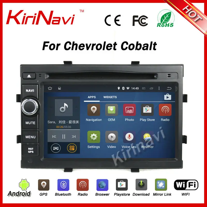 

KiriNavi Android 7.1 car navigation system For chevrolet cobalt Spin android car dvd gps radio player wifi 3g playstore