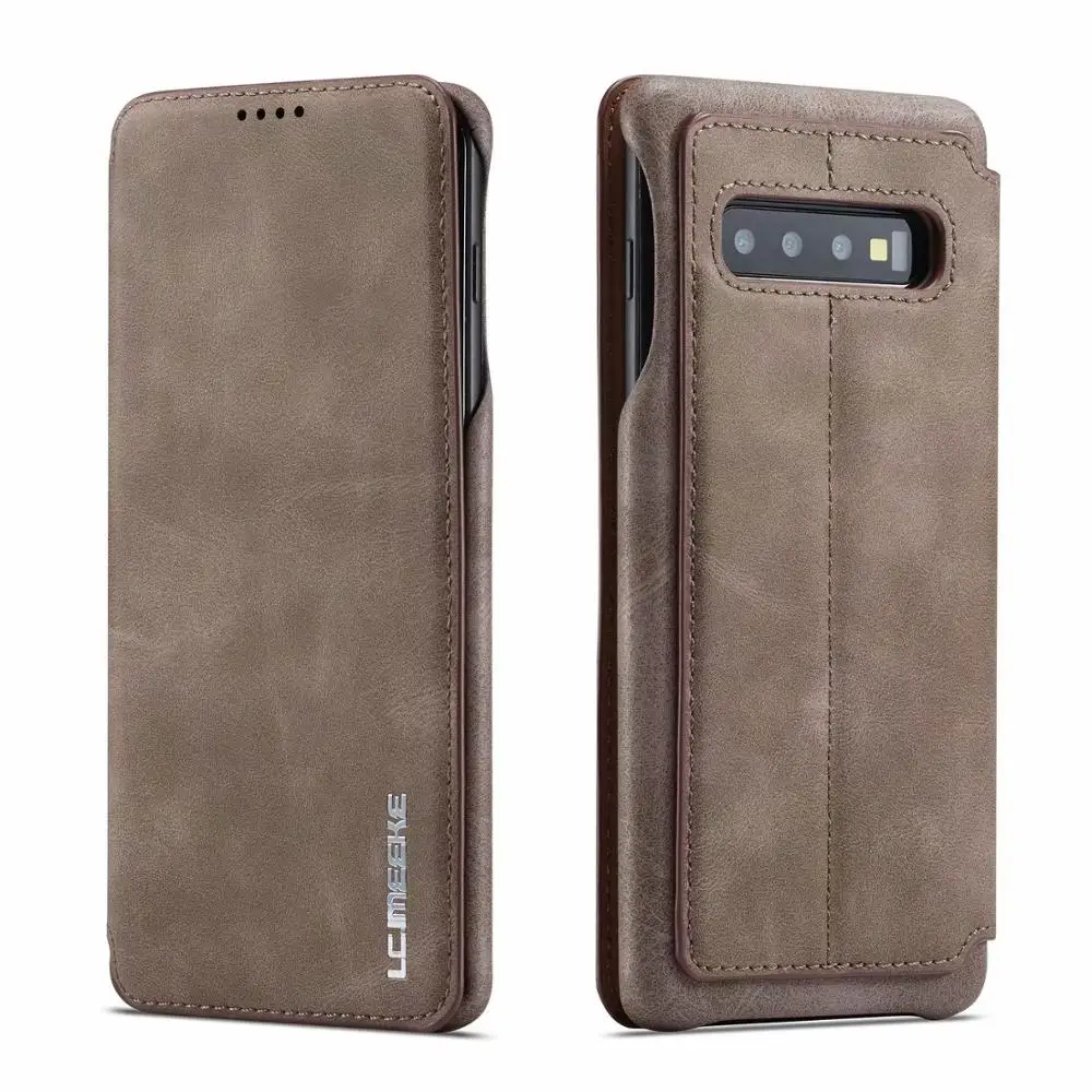 

Luxury Magnet Leather Flip Case For Samsung Galaxy S10 S9 S8 Plus Card Holder Case For Samsung S7 S7 Edge Note 8 9 Coque Funda