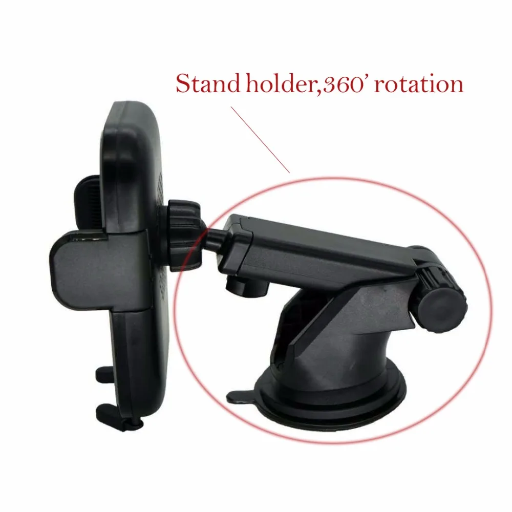 Annchep Car Infrared Sensor Automatic Qi Fast Wireless Car Mobile Phone Charger for iPhone X 8 Plus Samsung S9 S8 Plus S7 Note 8