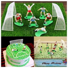1 Набор, инструменты для украшения торта в футбол, спортивный игрок, украшение торта для дня рождения, сделай сам, подарки для детей, торт, домашний декор