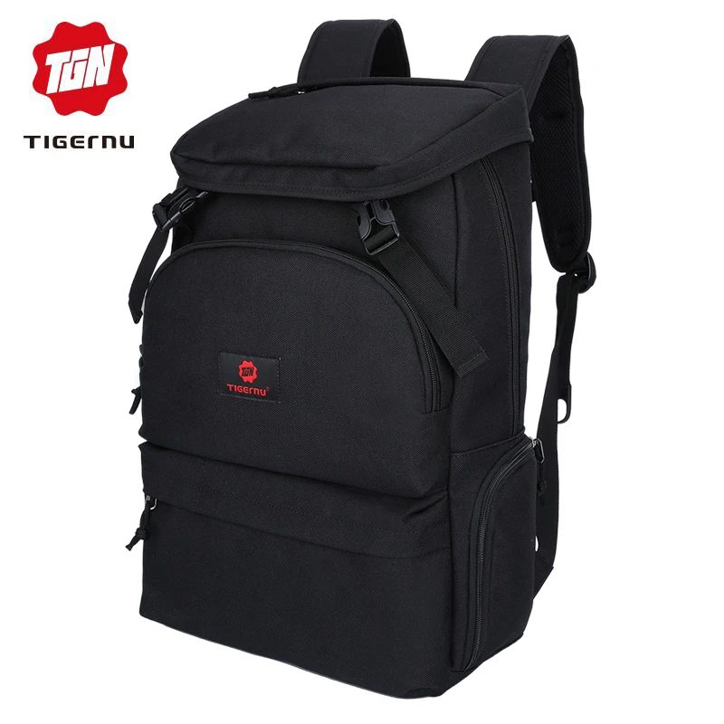 

fashion men preppy style backpack for youth flap pocket large capacity daily bag business 15.6inch laptop backpack
