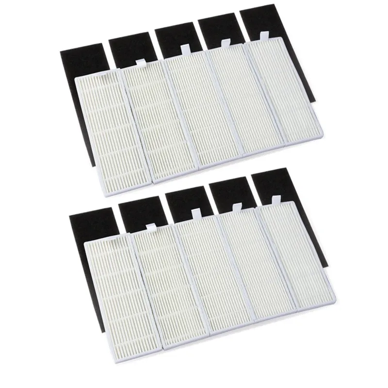 10x HEPA filters + 10x Sponge Filter for chuwi ilife A4s Robot Vacuum