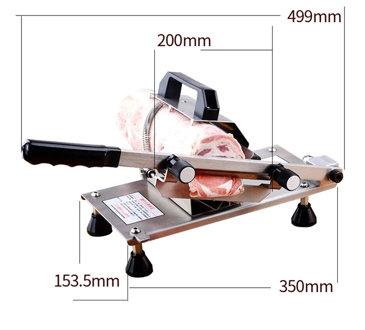 Нержавеющая сталь замороженное мясо слайсер баранины рулон говядины крупного рогатого скота Коммерческая домашняя строгальная машина для мяса горячий горшок Автоматическая мяса