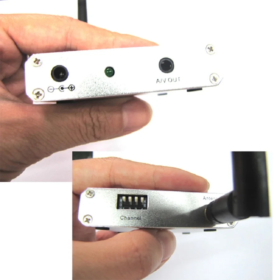 8CH Wireless 2.4G   FPV AV  receiver for monitor  (AV-OUT slot ,SMA antenna )