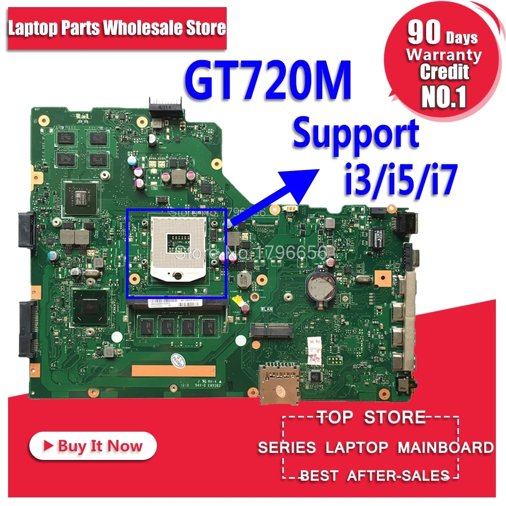 

GT720M HM70 SLJ8E X75VC Motherboard For X75V X75VD X75VC X75VB R704V LAPTOP Motherboard X75V mianboard X75VD Motherboard