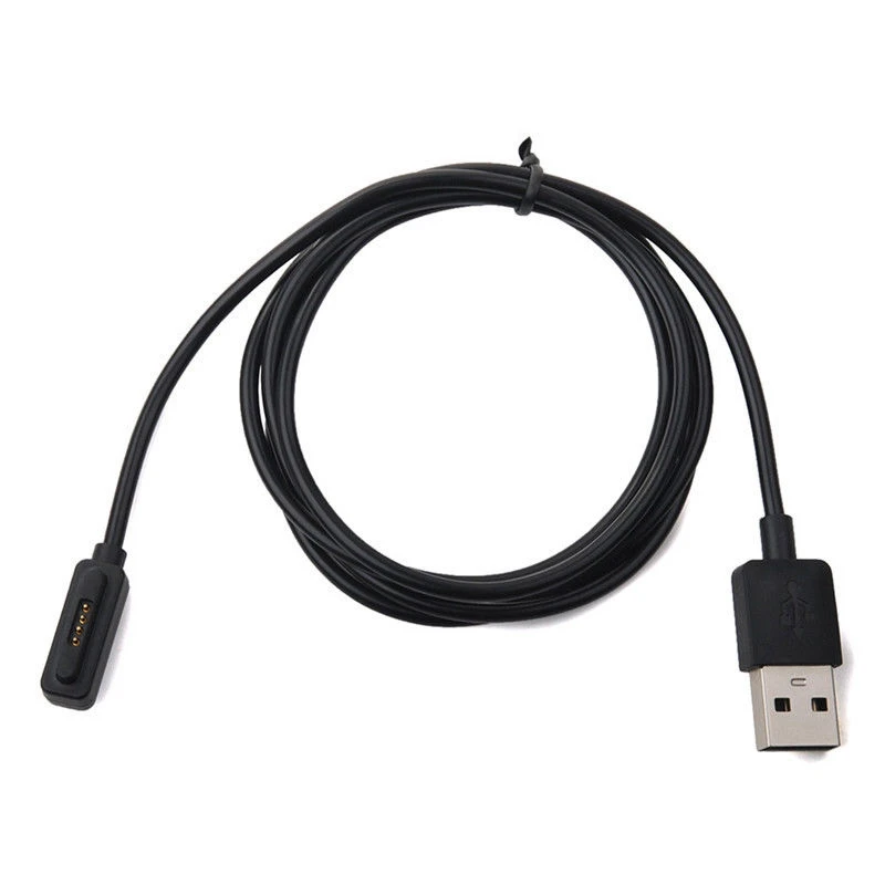 1M Black Portable USB Charging Cable for ASUS ZenWatch 2 WI501Q WI502Q Smart Watch Adapter | Электроника