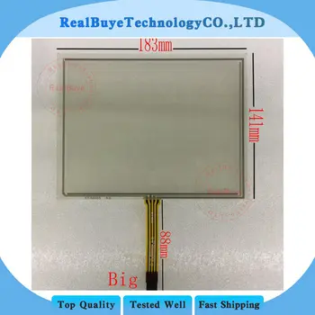 

8Inch 183*141mm Big Small 4 Wires Resistance Touch Digitizer Glass Outside Panel for Vehicle DVD Navigation Tablet MID