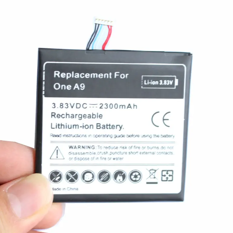 Ciszean 10pcs/lot 2300mAh B2PQ9100 3.83VDC Replacement Li Polymer
