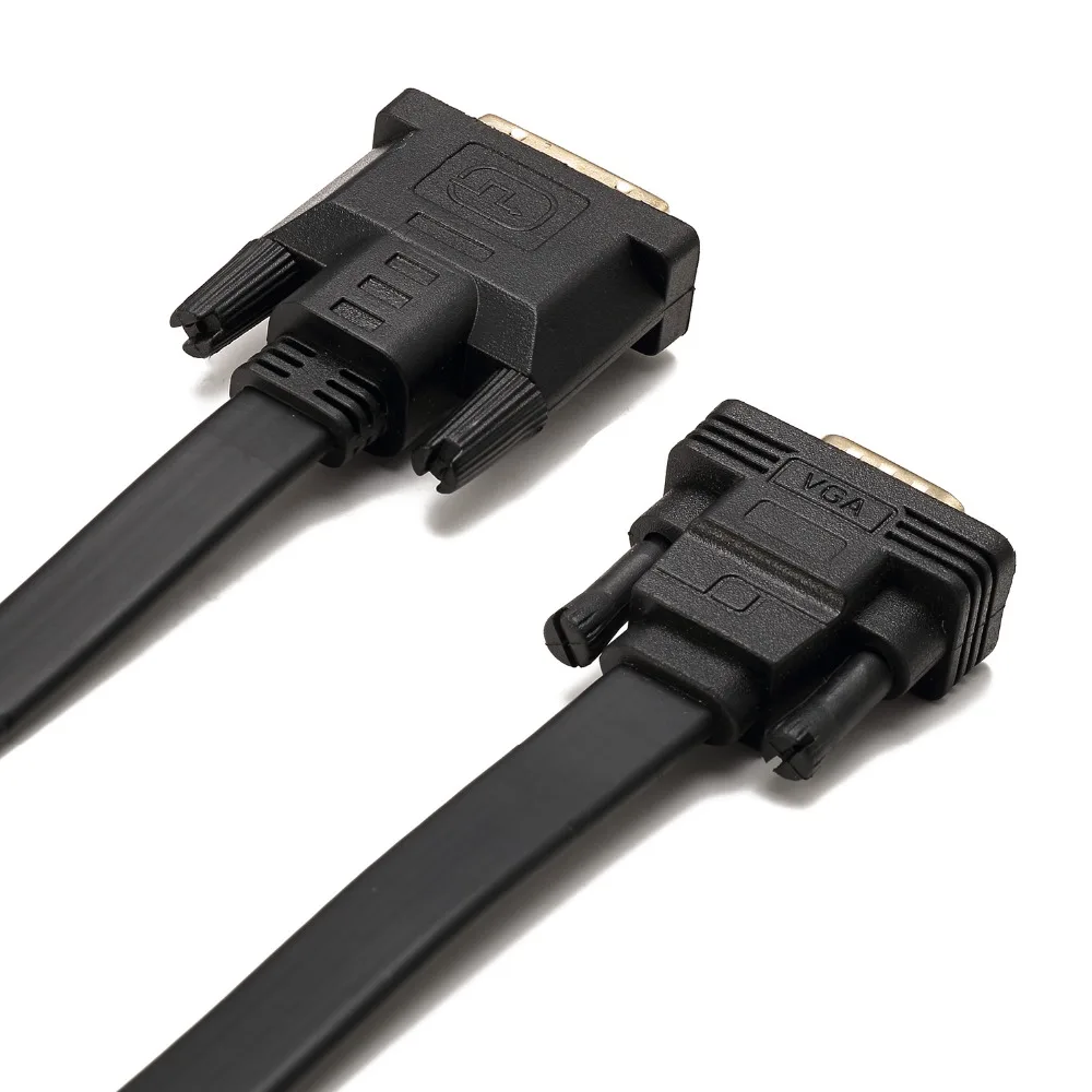 2017 2 м DVI к VGA M/M D 24 + 1 Совместимость I 5 адаптер Встроенный чип DVD разъем PS проектор