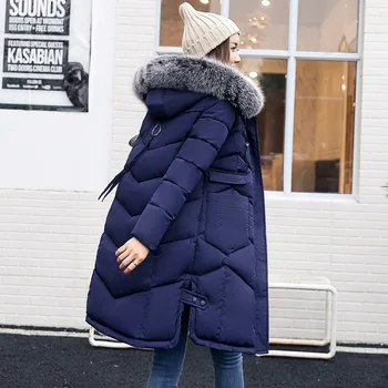 

Plus Size Winter Jacket for Pregnant Women Coat Fur Collar Hooded Warm Female Long Jacket Laidy Thick Parka Maternity Outwear