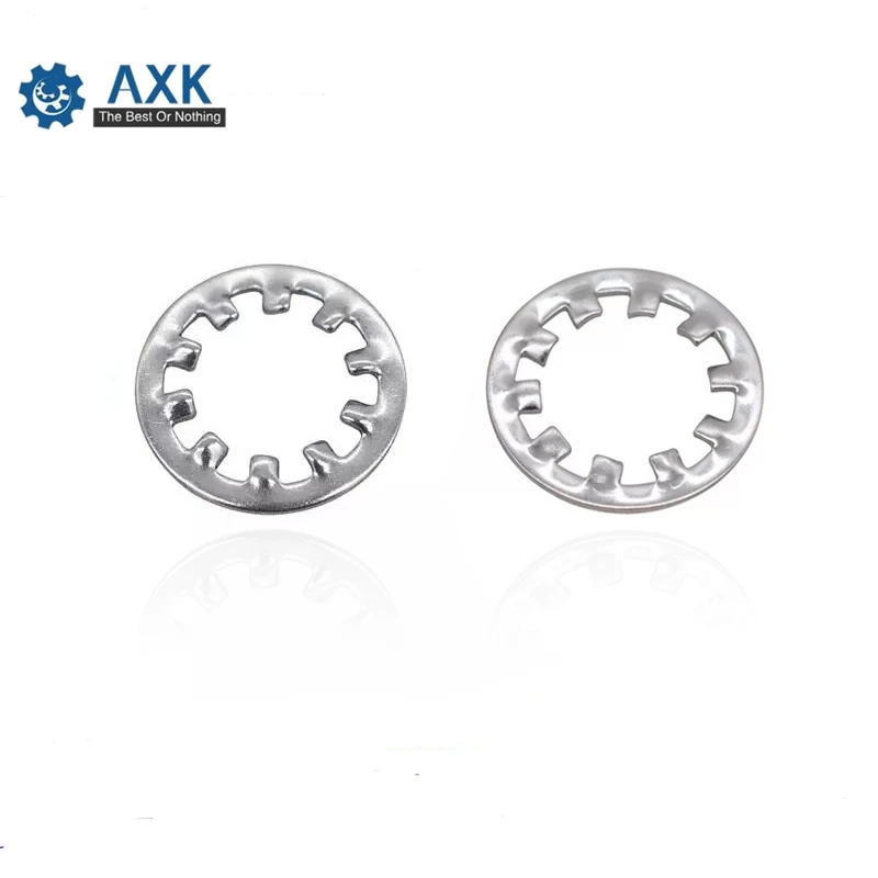 M3 M4 M5 M6 M8 M10 M12 SUS304 DIN6797J 304 Нержавеющая сталь A2 внутренние зубчатые шайбы с шайбой