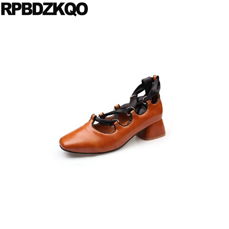 

footwear brown medium heels square toe mary jane cross strap vintage strappy retro black designer women luxury 2018 shoes block