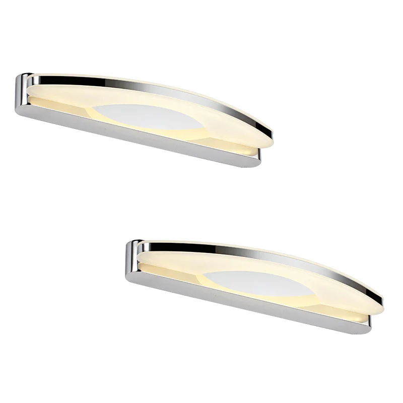 

Modern 7W 9W 5730 SMD LED Mirror Wall Light Bathroom Wall Lamp AC220V Stainless Steel White/Cool White Wall sconce abajur