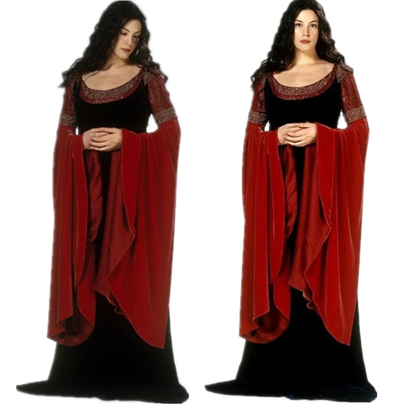 Custom Made seigneur des anneaux Arwen Cosplay Costumes rôle dans un film de bande dessinée
