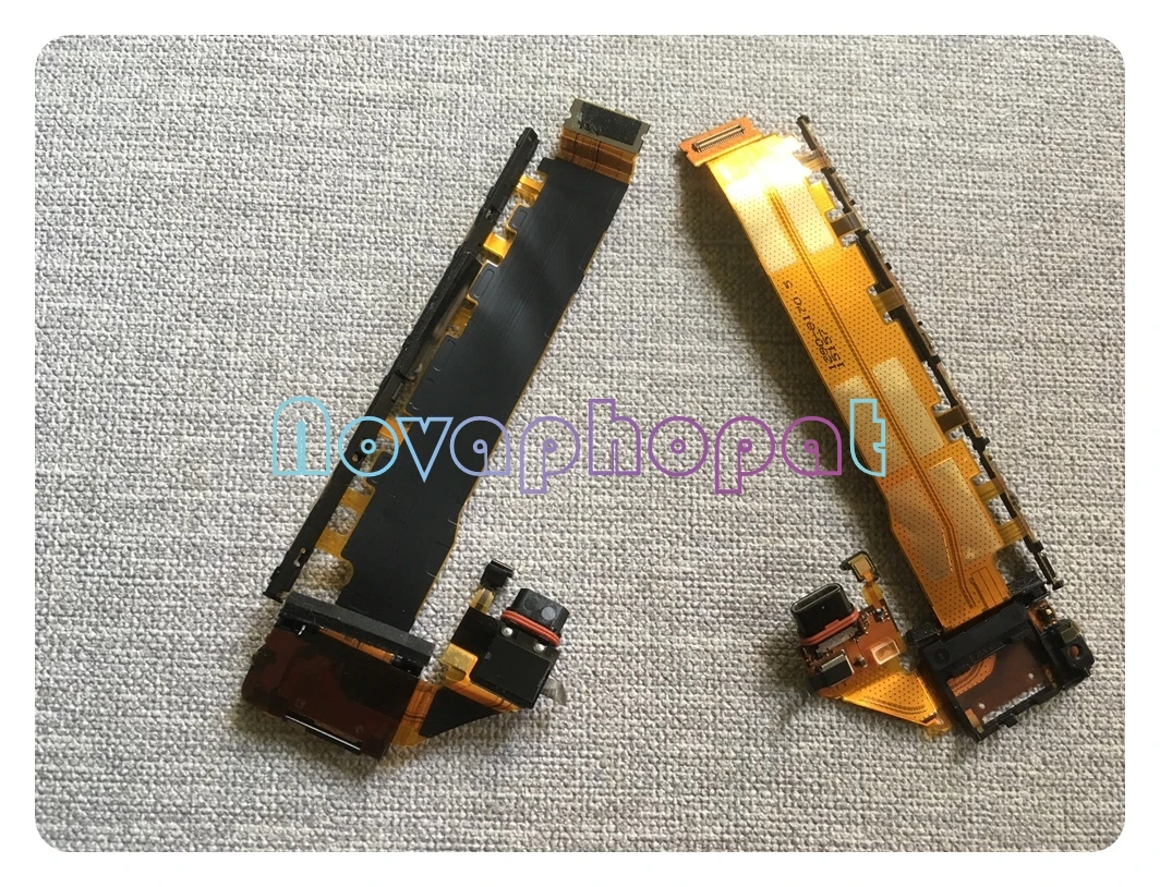 

Novaphopat For Sony Xperia Z3 Plus / Z4 E6533 / Z3 Charger Board USB Dock Charging Port Flex Cable Microphone Power Volume Flex