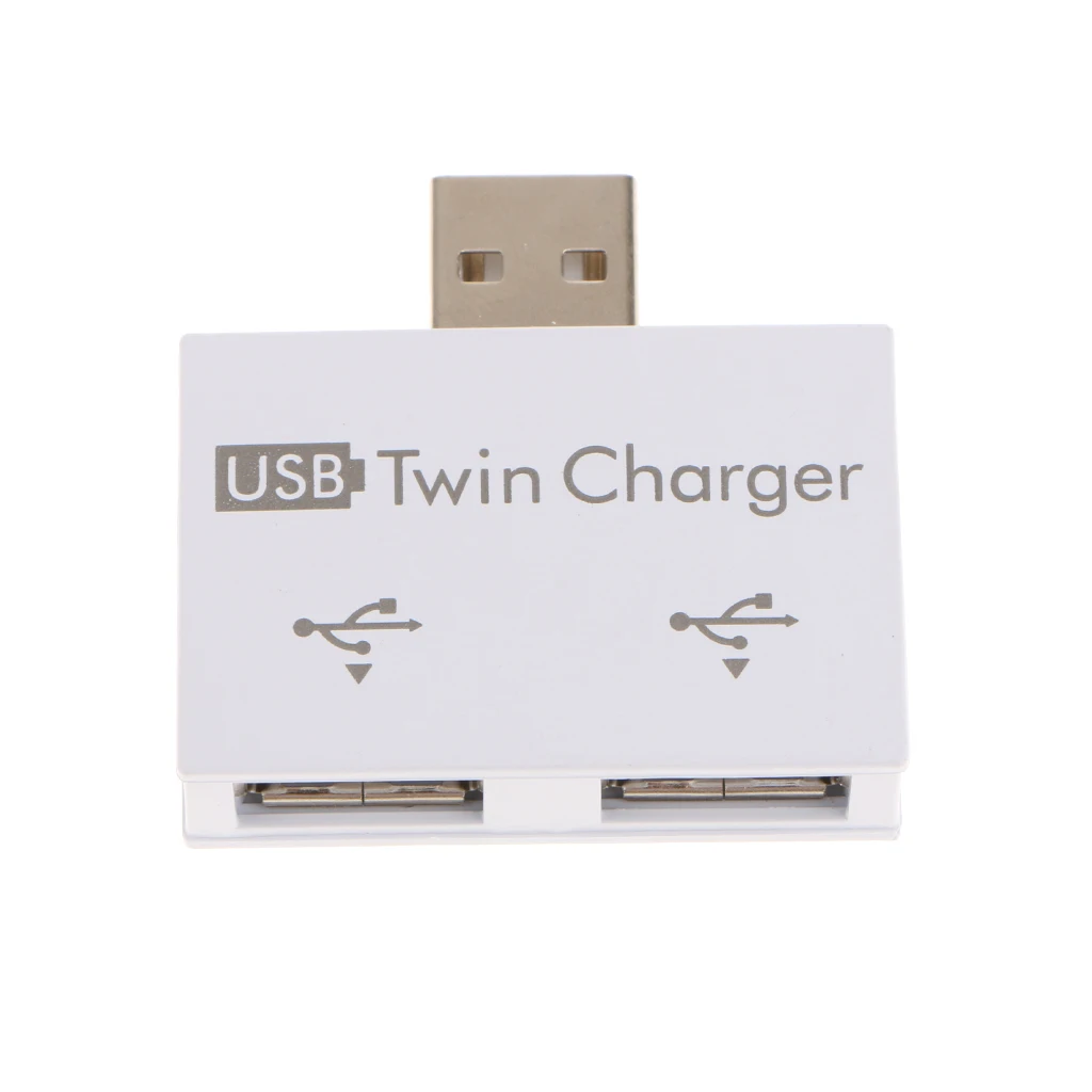 USB 2.0 Type A Male to Dual USB 2.0 Female Expander Connector for PC Laptop