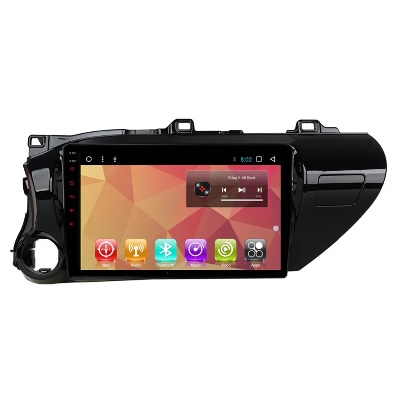 Sale 10" Android Car Multimedia Stereo GPS Navigation DVD Radio Audio Sat Nav Head Unit for Toyota Hilux 2016 2017 2018 2019 0