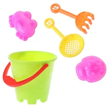 Крошечные пляжные песочные Инструменты Корзина для игрушек набор для малышей Детские уличные игрушки-TwFi